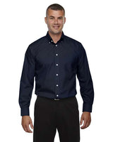 Joe's USA Men's Tall Crown Collection® Broadcloth Woven Dress Shirt