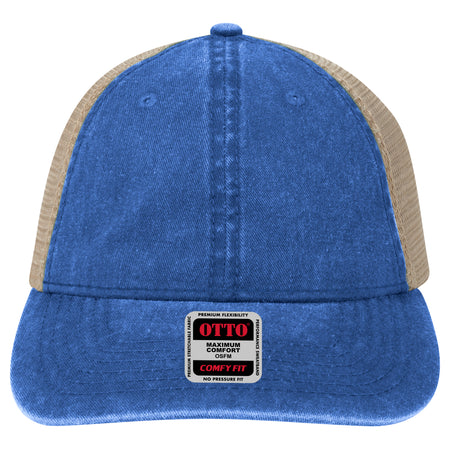 OTTO CAP "OTTO COMFY FIT" 6 Panel Low Profile Mesh Back Trucker Hat OTTO 121-1202 Otto Cap