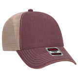 OTTO CAP® 6 Panel Low Profile Mesh Back Trucker Dad Hat OTTO 121-1297