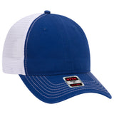OTTO CAP® 6 Panel Low Profile Mesh Back Trucker Dad Hat OTTO 121-858