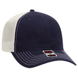OTTO CAP® 6 Panel Low Profile Mesh Back Trucker Dad Hat OTTO 121-858