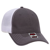 OTTO CAP® 6 Panel Low Profile Mesh Back Trucker Dad Hat OTTO 121-858
