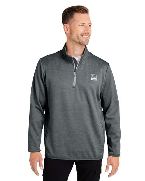 HUK H130098 Men's Coldfront+ Quarter-Zip Pullover