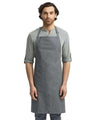 Artisan Collection by Reprime Recycled Bib Apron - Artisan Collection by Reprime RP150 Artisan Collection by Reprime Grey Denim One Size