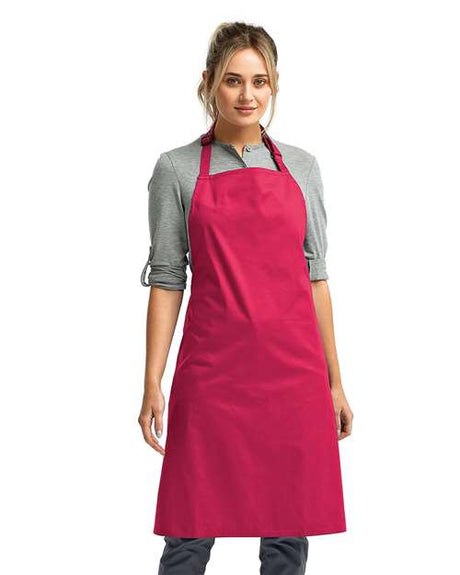 Artisan Collection by Reprime Recycled Bib Apron - Artisan Collection by Reprime RP150 Artisan Collection by Reprime Hot Pink One Size