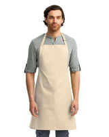 Artisan Collection by Reprime Recycled Bib Apron - Artisan Collection by Reprime RP150 Artisan Collection by Reprime Natural One Size