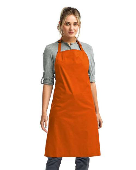 Artisan Collection by Reprime Recycled Bib Apron - Artisan Collection by Reprime RP150 Artisan Collection by Reprime Orange One Size