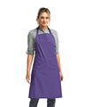 Artisan Collection by Reprime Recycled Bib Apron - Artisan Collection by Reprime RP150 Artisan Collection by Reprime Purple One Size