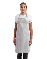 Artisan Collection by Reprime Recycled Bib Apron - Artisan Collection by Reprime RP150 Artisan Collection by Reprime Silver One Size