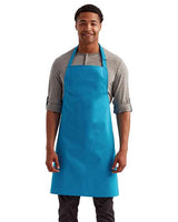 Artisan Collection by Reprime Recycled Bib Apron - Artisan Collection by Reprime RP150 Artisan Collection by Reprime Turquoise One Size