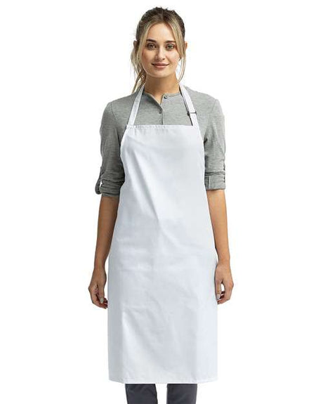 Artisan Collection by Reprime Recycled Bib Apron - Artisan Collection by Reprime RP150 Artisan Collection by Reprime White One Size