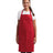 Artisan Collection by Reprime Recycled Bib Apron with Pocket - Artisan Collection by Reprime RP154 Artisan Collection by Reprime Red One Size
