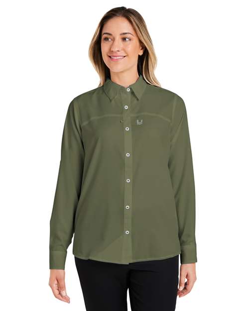 HUK H615006 Women's Tide Point Long Sleeve Shirt