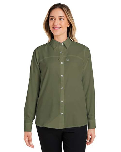 HUK H615006 Women's Tide Point Long Sleeve Shirt