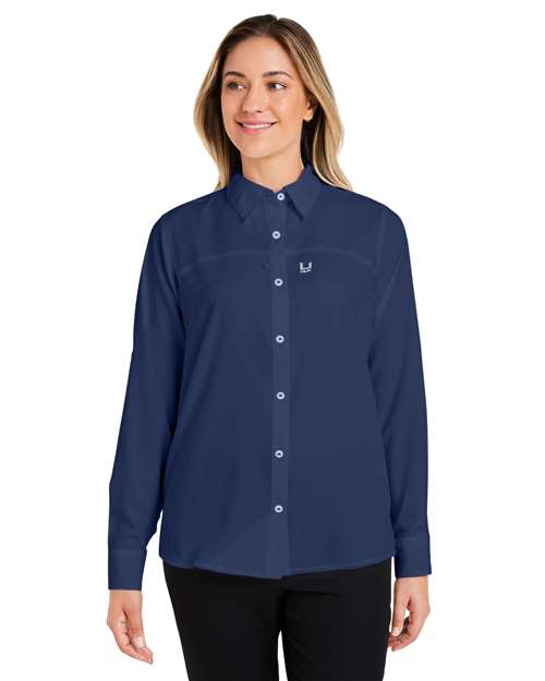 HUK H615006 Women's Tide Point Long Sleeve Shirt