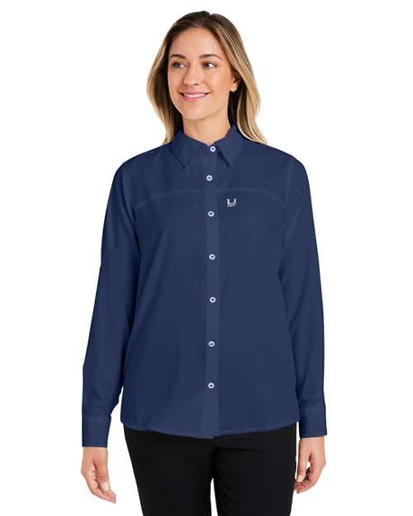 HUK H615006 Women's Tide Point Long Sleeve Shirt