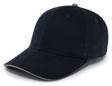 Pacific Headwear Brushed Twill Cap With Sandwich Bill 121C