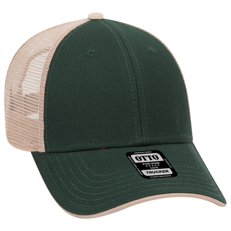 OTTO CAP® 6 Panel Low Profile Mesh Back Trucker Hat OTTO 122-945