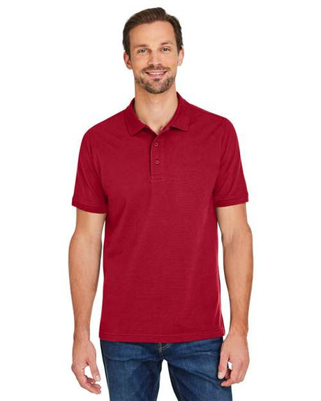 Harriton Men's Valiant Cotton Snag Protect Polo - Harriton 13877