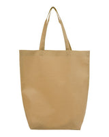 Q-Tees Non-Woven Gusset Bottom Tote - Q-Tees Q1251 Q-Tees