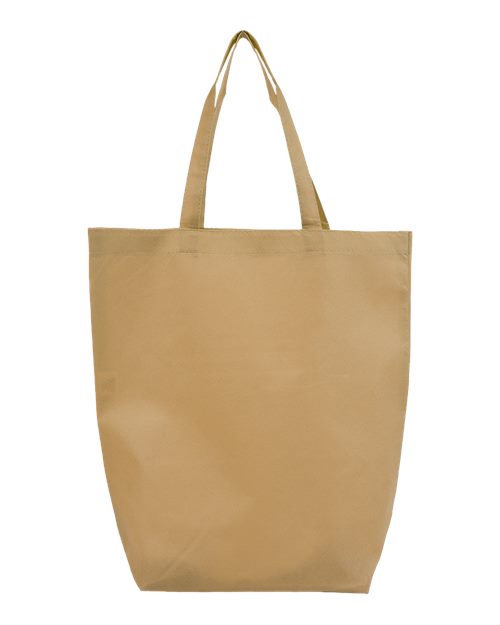 Q-Tees Non-Woven Gusset Bottom Tote - Q-Tees Q1251 Q-Tees