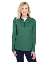 Team 365 Women's Zone Sonic Heather Performance Quarter-Zip Pullover - Team 365 TT31HW
