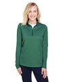 Team 365 Women's Zone Sonic Heather Performance Quarter-Zip Pullover - Team 365 TT31HW