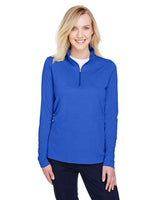 Team 365 Women's Zone Sonic Heather Performance Quarter-Zip Pullover - Team 365 TT31HW