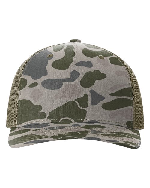 Richardson Five-Panel Printed Trucker Cap - Richardson 112PFP Richardson