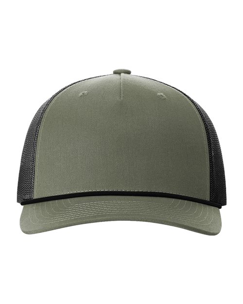 Richardson Five-Panel Trucker with Rope Cap - Richardson 112FPR