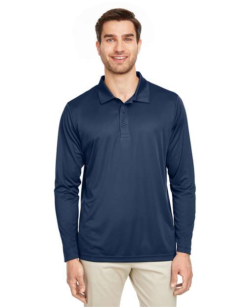 Team 365 Men's Zone Performance Long Sleeve Polo - Team 365 TT51L