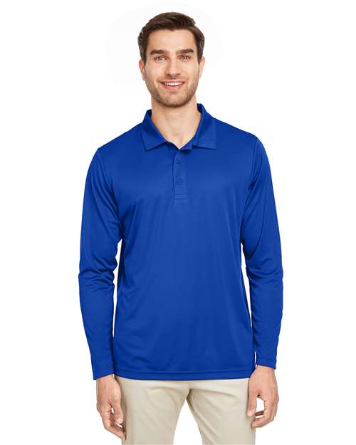 Team 365 Men's Zone Performance Long Sleeve Polo - Team 365 TT51L