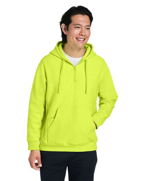 Team 365 Unisex Zone HydroSport™ Heavyweight Quarter-Zip Hooded Sweatshirt - Team 365 TT97