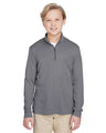 Team 365 Youth Zone Sonic Heather Performance Quarter-Zip Pullover - Team 365 TT31HY