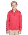 Team 365 Youth Zone Sonic Heather Performance Quarter-Zip Pullover - Team 365 TT31HY