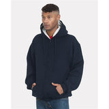 Bayside Unisex USA-Made Super Heavy Thermal Lined Full-Zip Hooded Sweatshirt - Bayside 940 Bayside