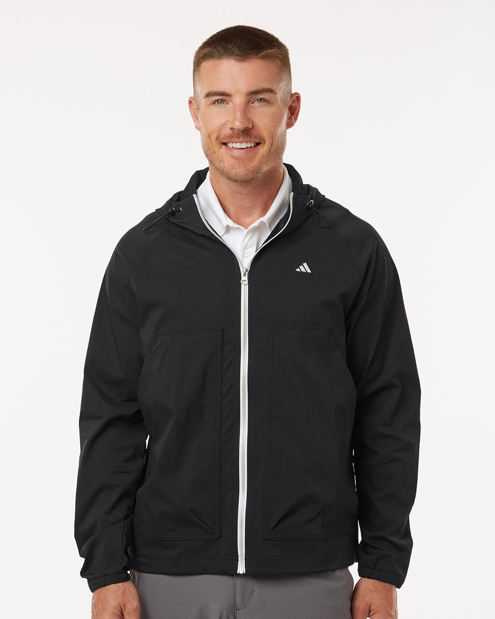 Adidas Men's Go-To Utility Durable Water-Repellent Full-Zip Jacket - Adidas A2007