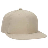 OTTO CAP® OTTO FIT® 6 Panel Pro Profile Flat Visor Baseball Cap OTTO 123-969
