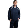 Joe's USA Men's 1/2-Zip Wind Shirt DRI-EQUIP X-Small True Navy/White