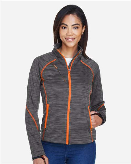 North End Women's Flux Mélange Bonded Fleece Jacket - North End 14064