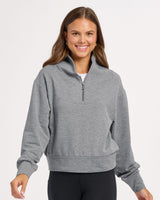 Boxercraft Women's Dream Crop Fleece Quarter-Zip - Boxercraft BW5205