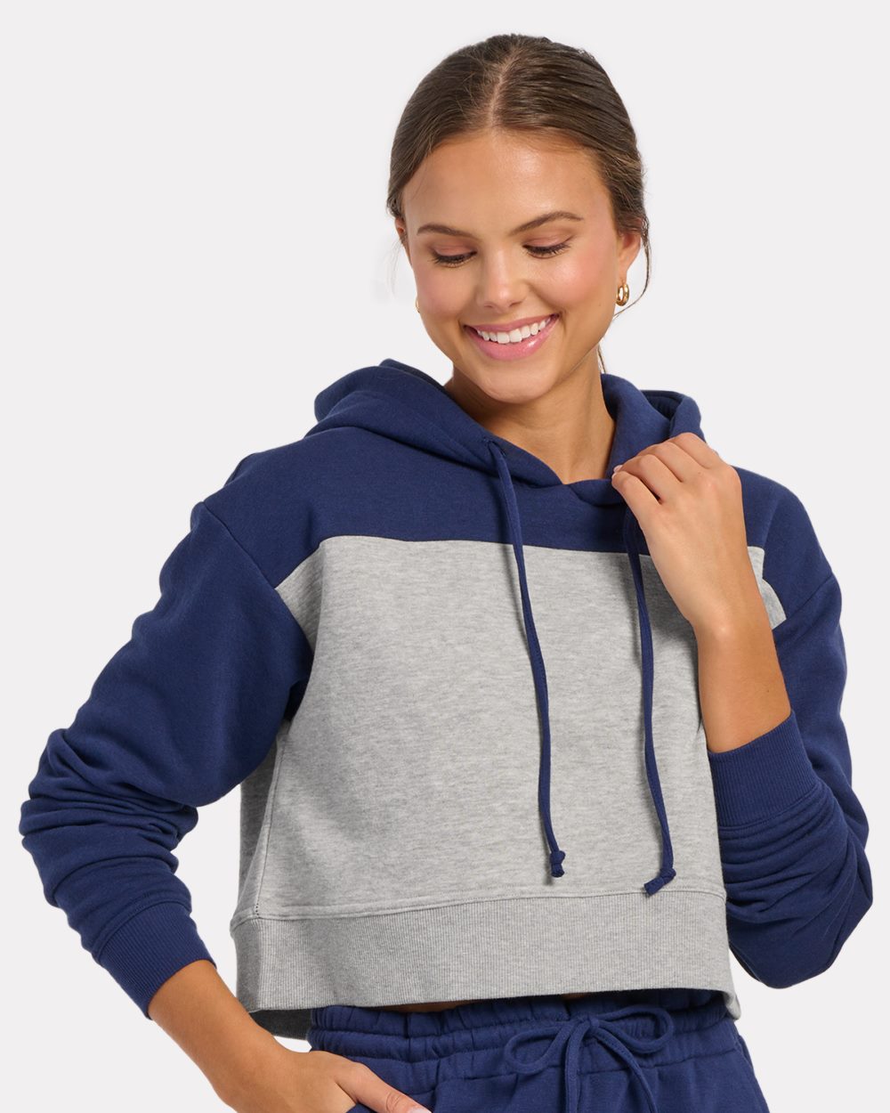 Boxercraft Women's Cropped Fleece Hooded Sweatshirt - Boxercraft BW5404