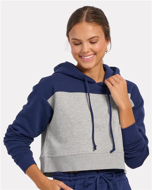 Boxercraft Women's Cropped Fleece Hooded Sweatshirt - Boxercraft BW5404