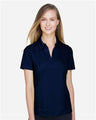 North End Women's Recycled Polyester Performance Pique Polo - North End 14090