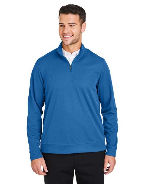 North End Men's Express Tech Performance Pique Quarter-Zip Pullover - North End 14101