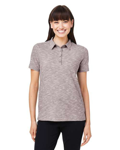 North End Women's Eclipse Jacquard Polo - North End 14110