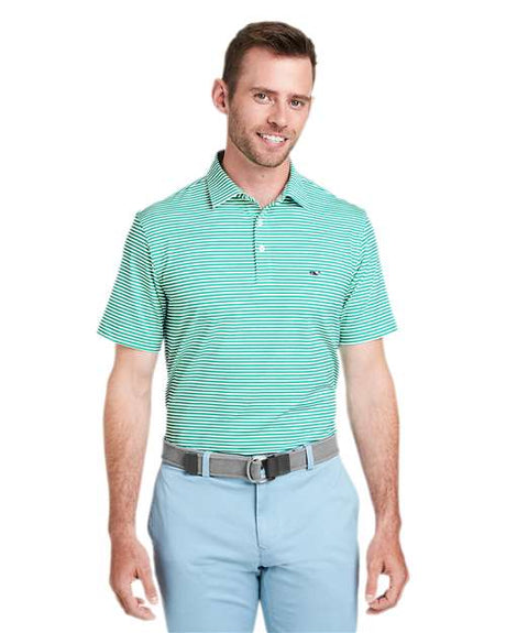 Vineyard Vines G011145 Men's Heathered Winstead Sankaty Polo