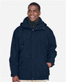 North End Men's 3-in-1 Parka with Dobby Trim - North End 14145