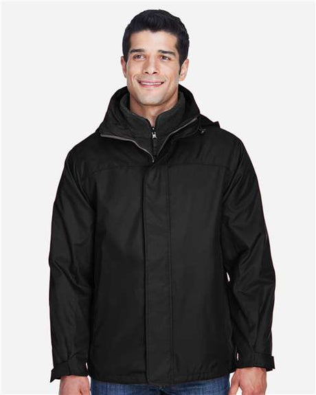 North End Men's 3-in-1 Insulated Jacket - North End 14154