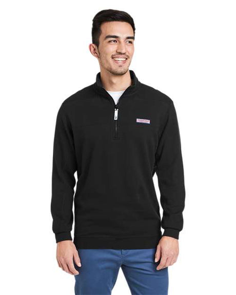 Vineyard Vines K002712 Men's Collegiate Shep Quarter-Zip Sweatshirt
